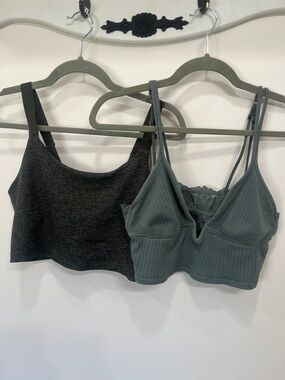 Aerie green bra bundle size Medium